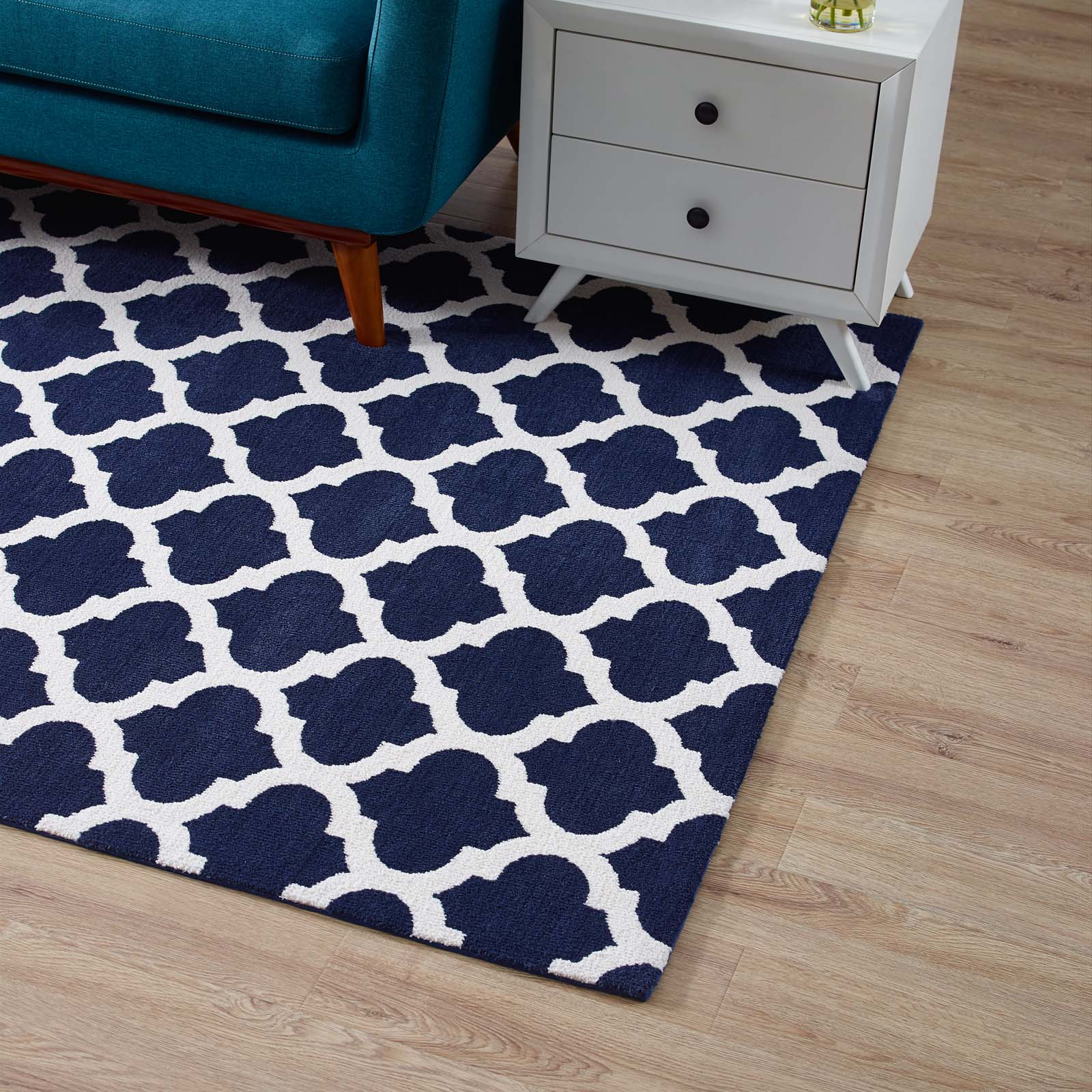 Lida Moroccan Trellis 8x10 Area Rug by Modway