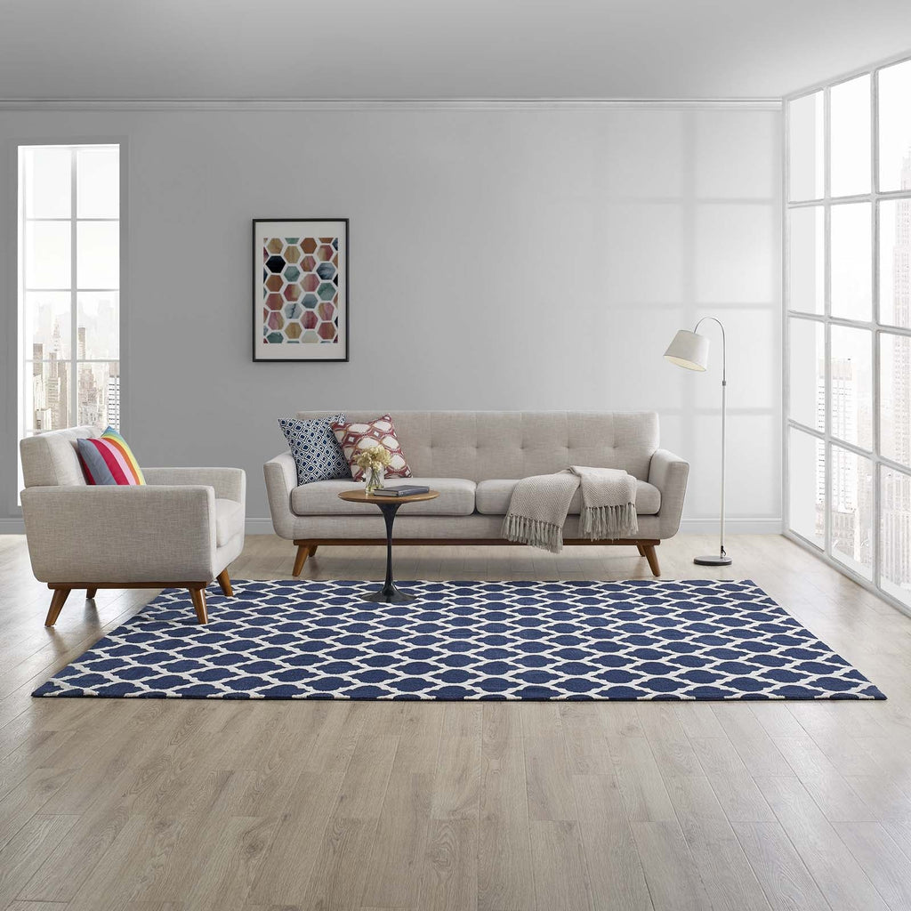 Lida Moroccan Trellis 8x10 Area Rug by Modway