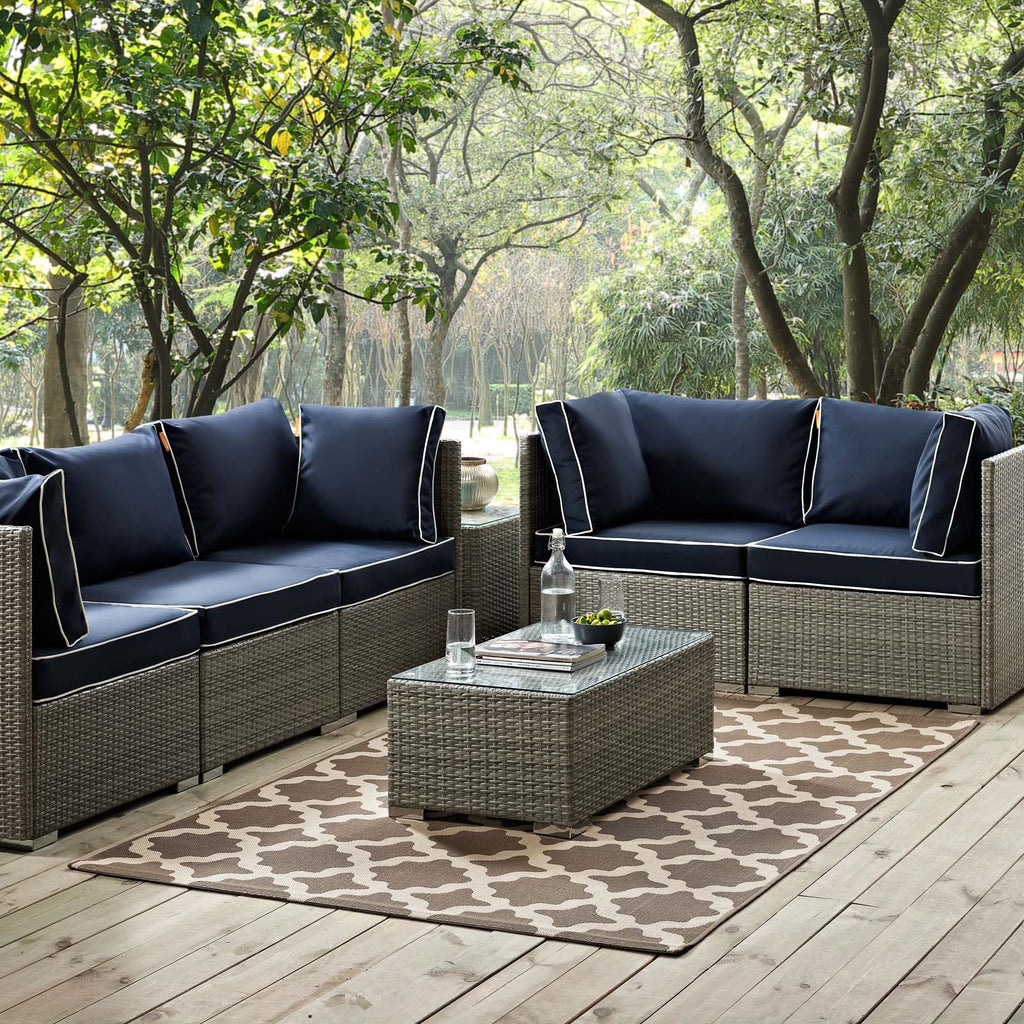 Cerelia Moroccan Trellis Indoor and Outdoor 5x8 Area Rug by Modway