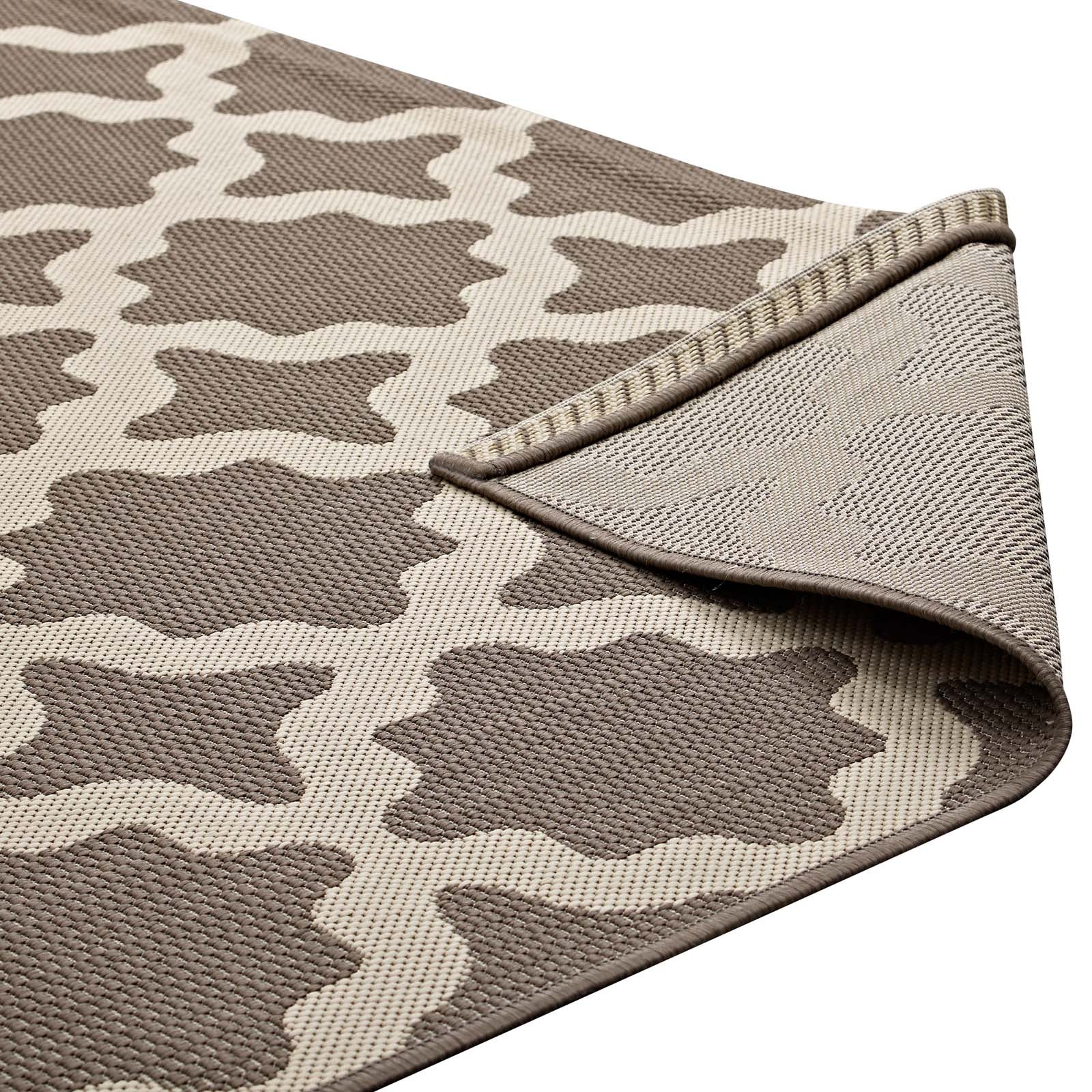 Cerelia Moroccan Trellis Indoor and Outdoor 9x12 Area Rug by Modway