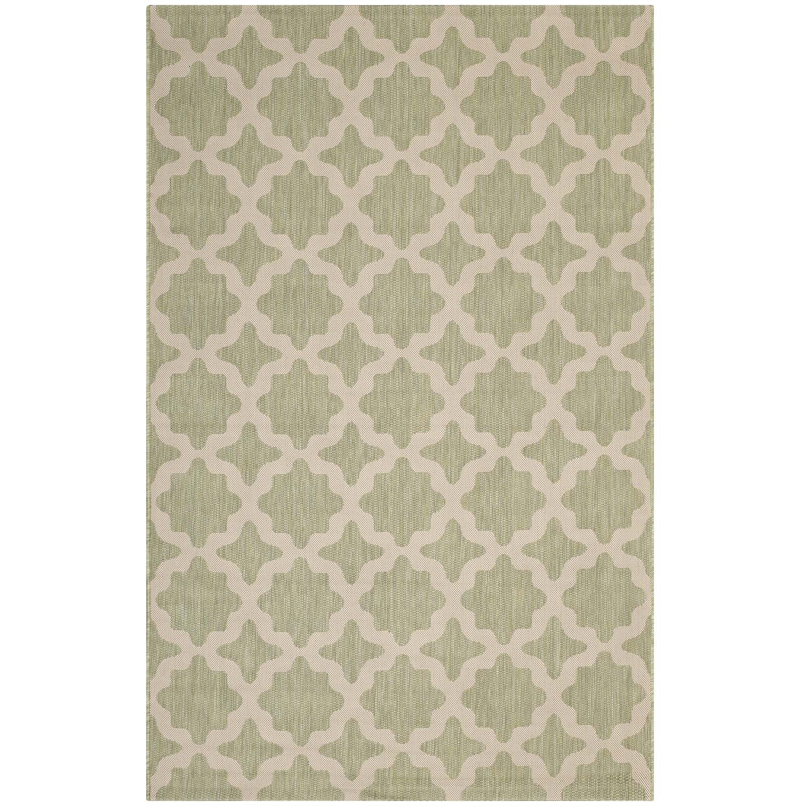 Cerelia Moroccan Trellis Indoor and Outdoor 9x12 Area Rug by Modway
