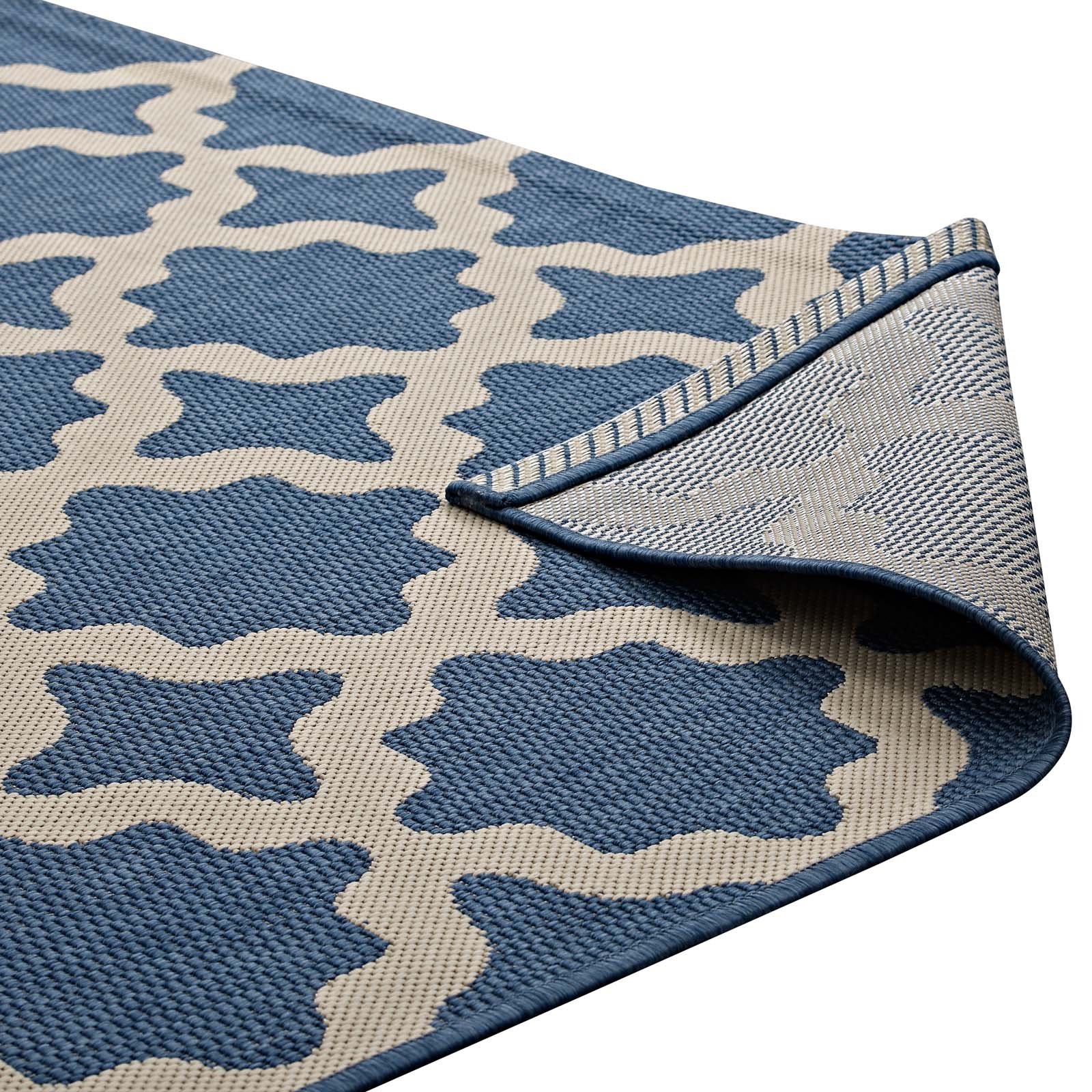 Cerelia Moroccan Trellis Indoor and Outdoor 9x12 Area Rug by Modway