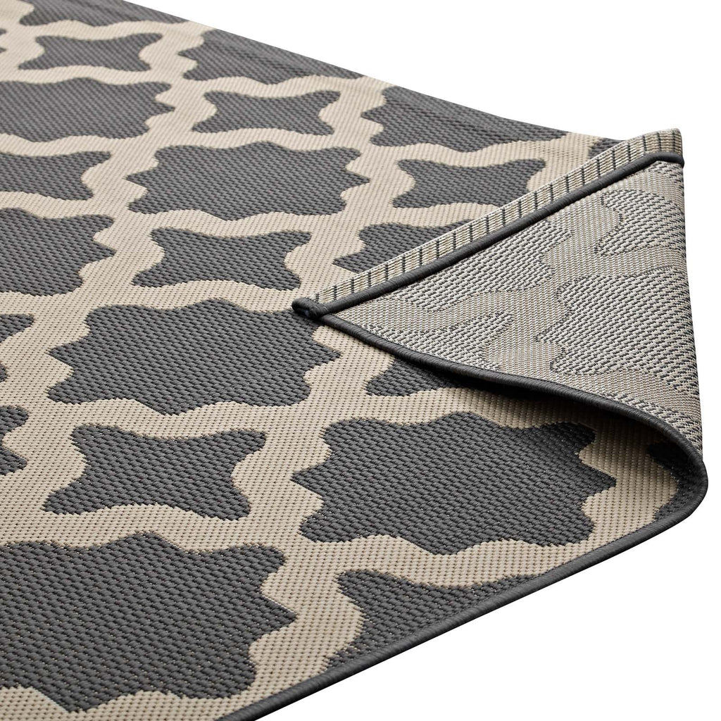 Cerelia Moroccan Trellis Indoor and Outdoor 4x6 Area Rug by Modway