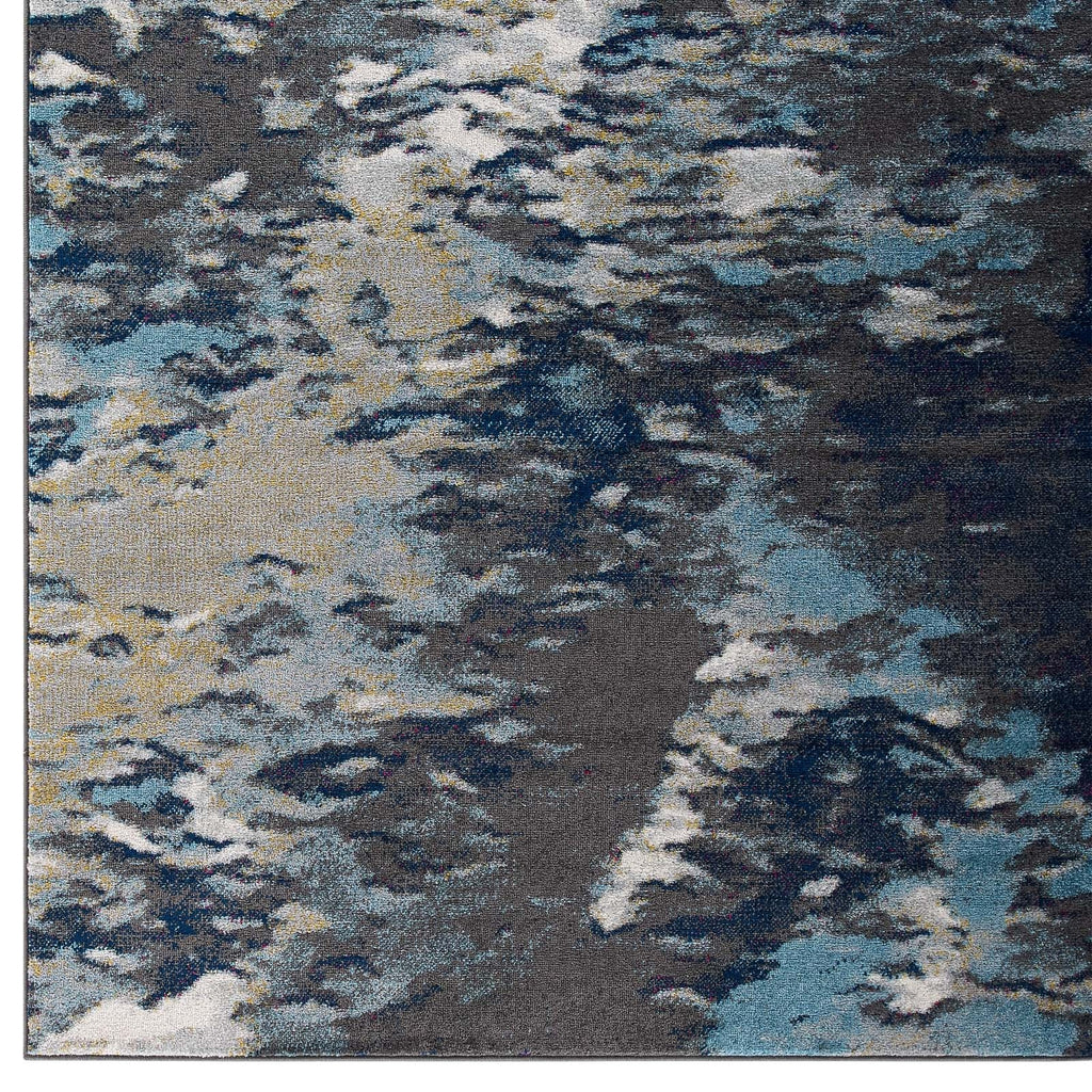 Entourage Foliage Contemporary Modern Abstract 8x10 Area Rug by Modway