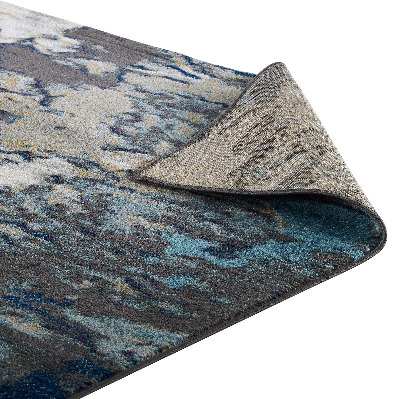 Entourage Foliage Contemporary Modern Abstract 8x10 Area Rug by Modway