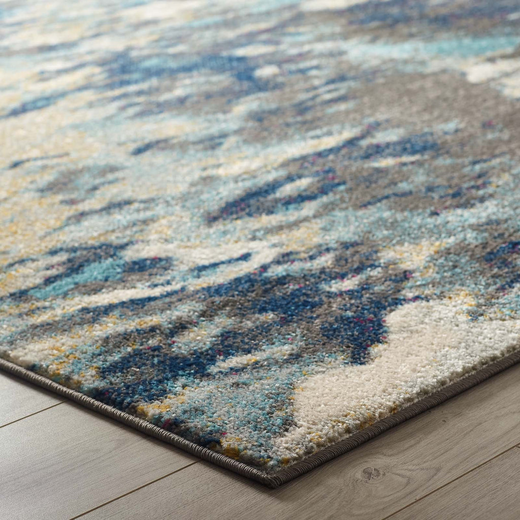 Entourage Foliage Contemporary Modern Abstract 8x10 Area Rug by Modway
