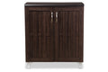Baxton Studio Excel Modern and Contemporary Dark Brown Sideboard Storage Cabinet