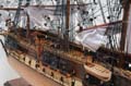 USS Constitution Large With Table Top Display Case