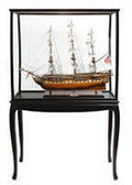USS Constitution Large With Floor Display Case