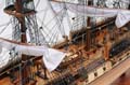 USS Constitution Large With Floor Display Case