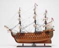 HMS Victory Midsize With Display Case Front Open
