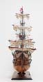 HMS Victory Midsize With Display Case Front Open