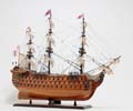 HMS Victory Midsize With Display Case Front Open