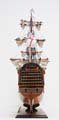 HMS Victory Midsize With Display Case Front Open