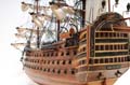 HMS Victory Midsize With Display Case Front Open