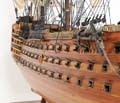HMS Victory Midsize With Display Case Front Open