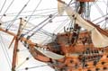 HMS Victory Midsize With Display Case Front Open