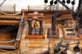 HMS Victory Midsize With Display Case Front Open