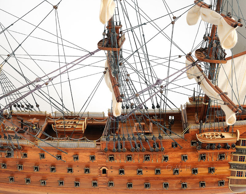 HMS Victory Large With Table Top Display Case