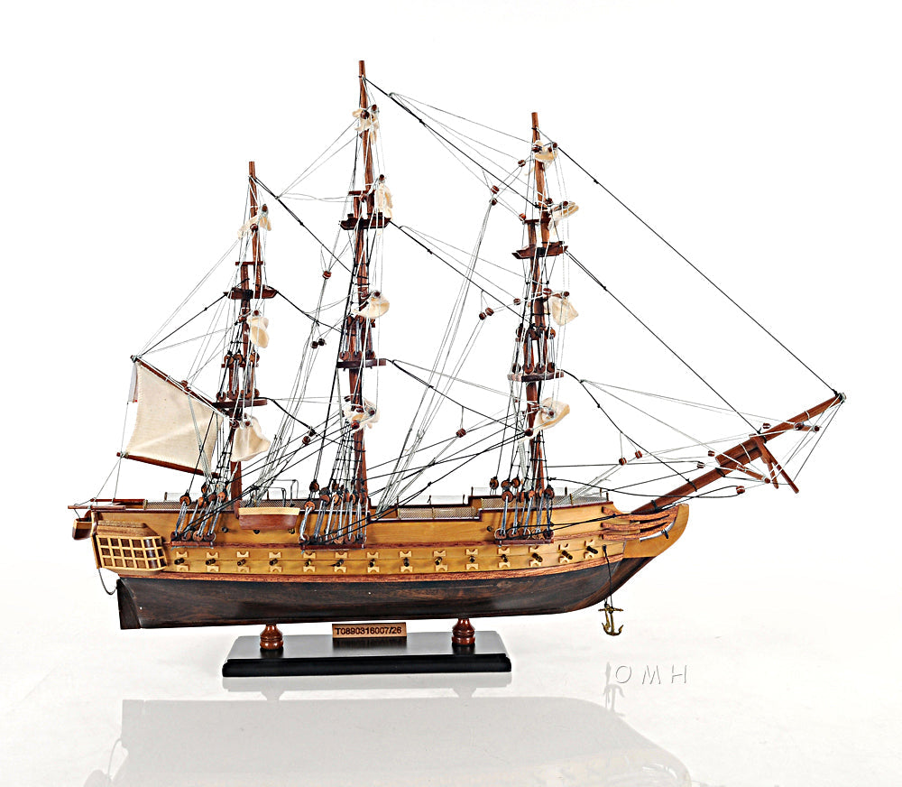 USS Constitution Small with Display Case