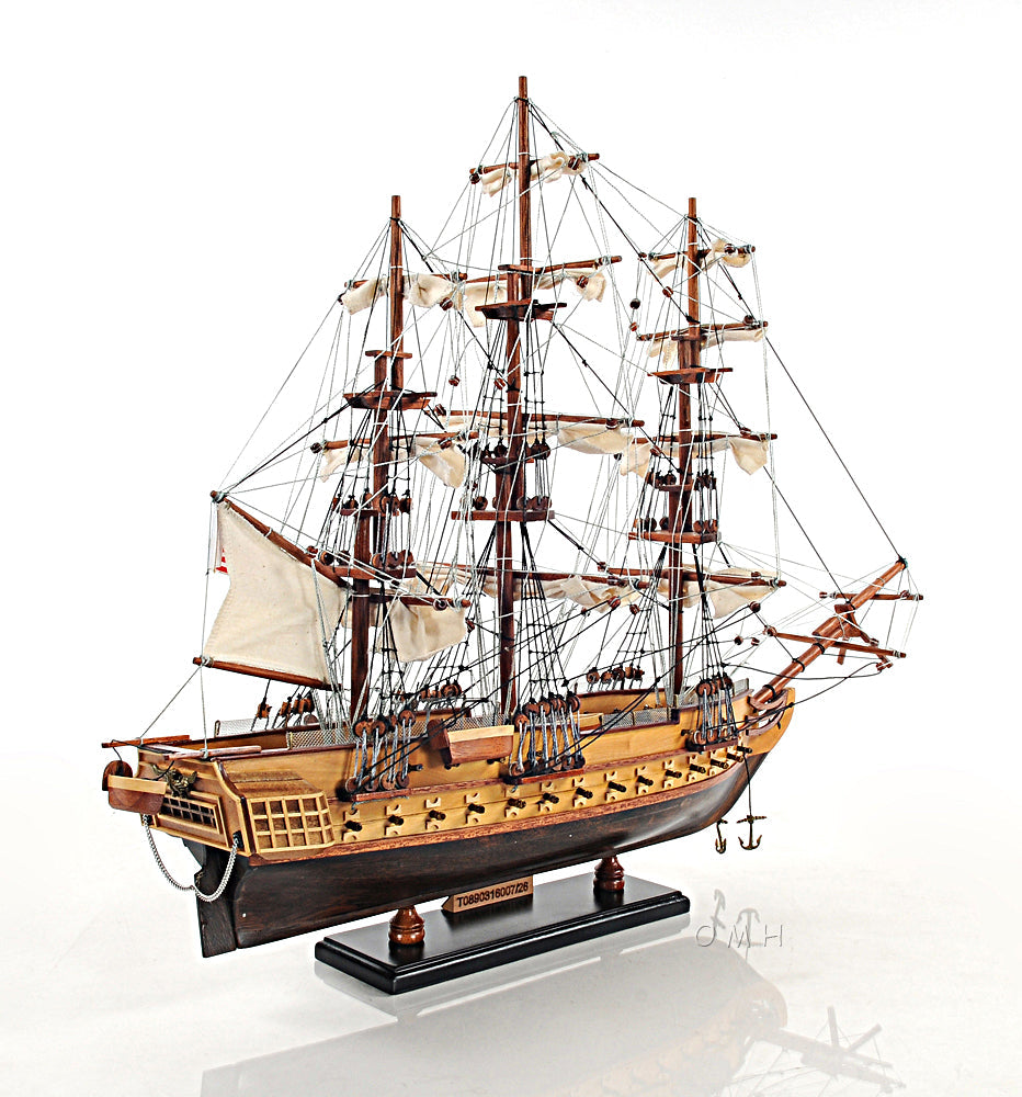 USS Constitution Small with Display Case
