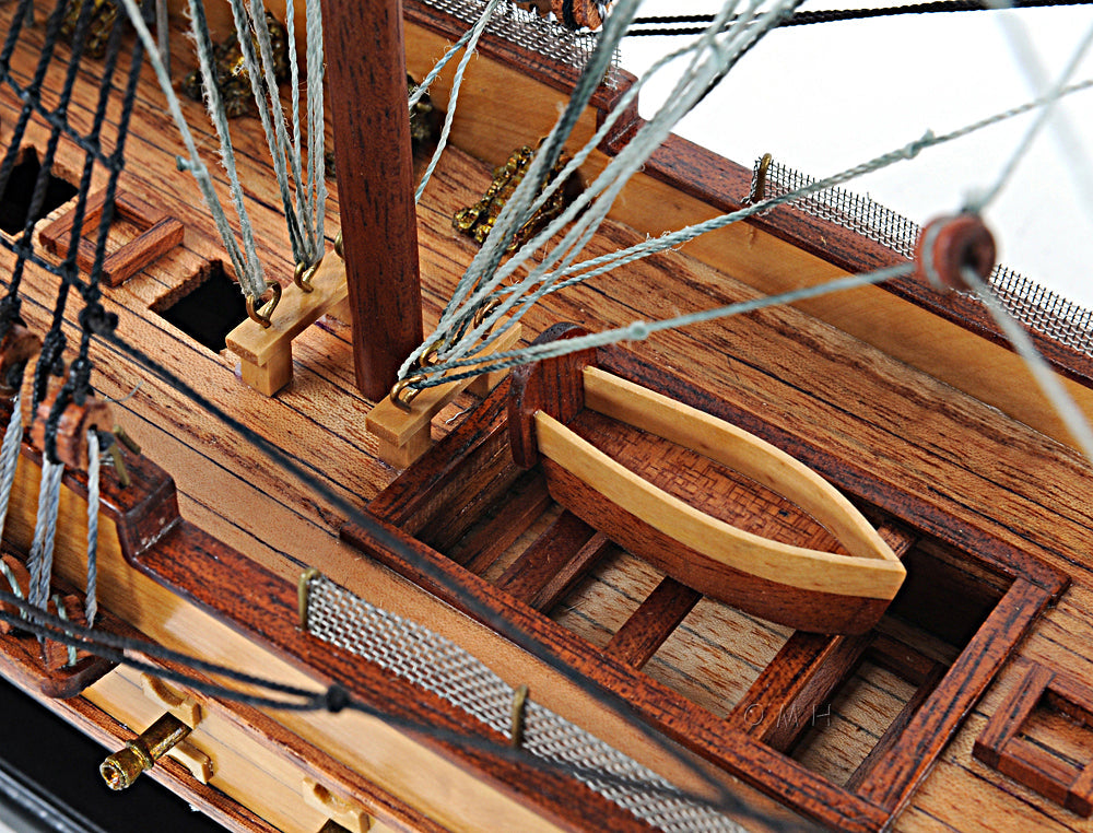 USS Constitution Small with Display Case