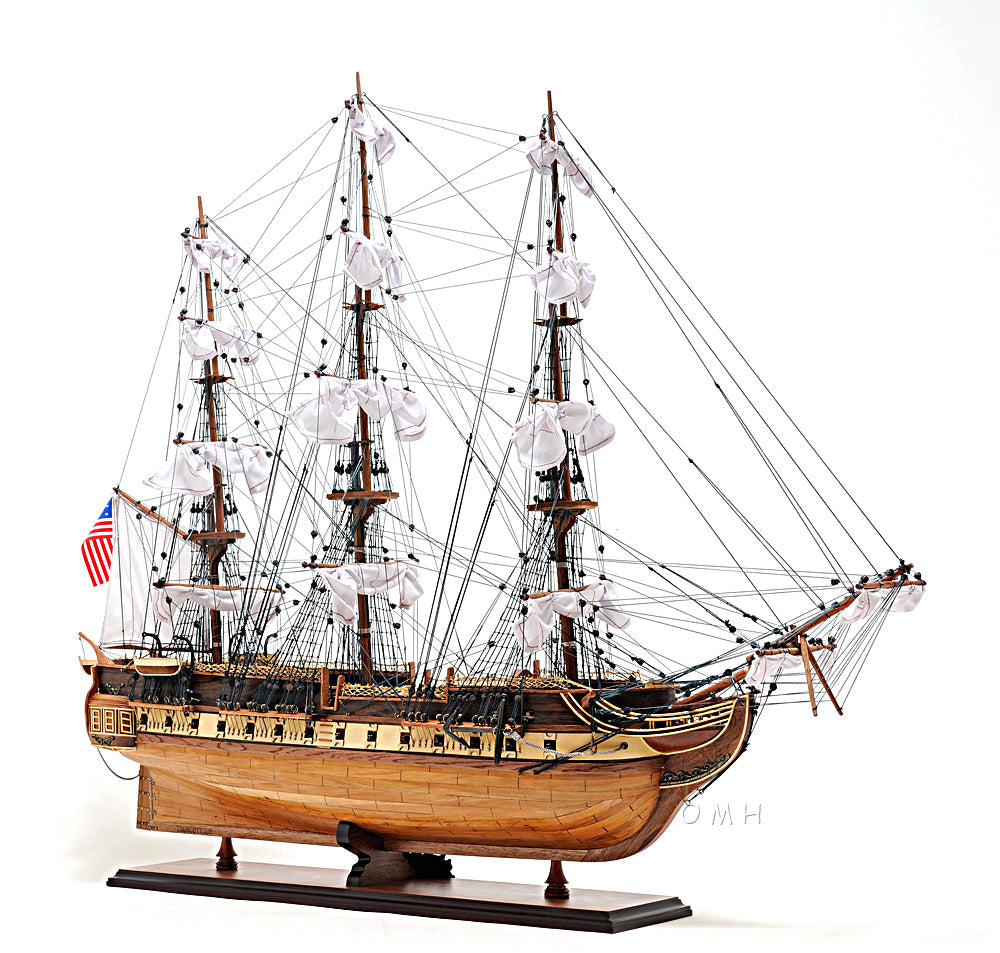 USS Constitution Midsize With Display Case