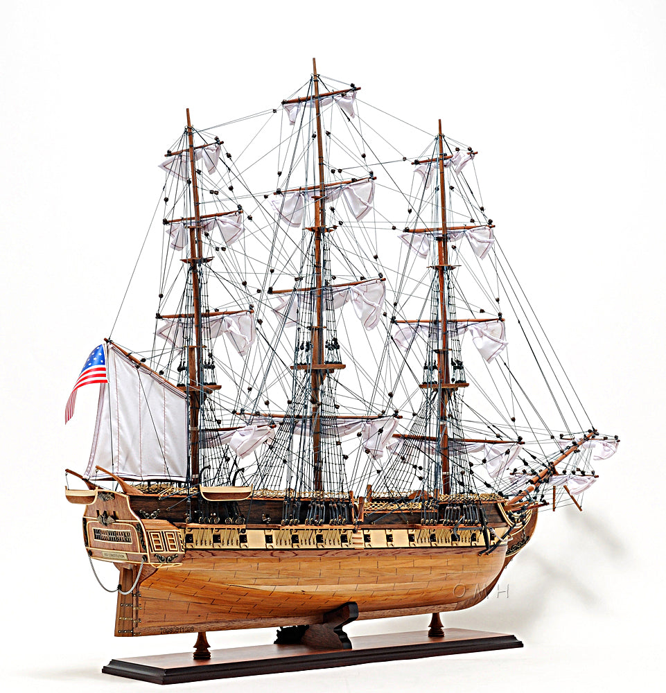 USS Constitution Midsize With Display Case