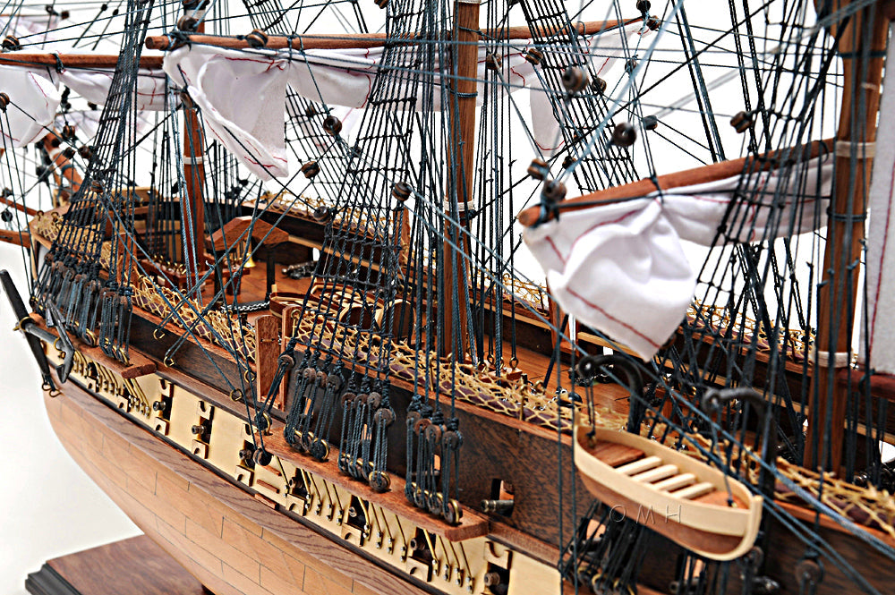 USS Constitution Midsize With Display Case