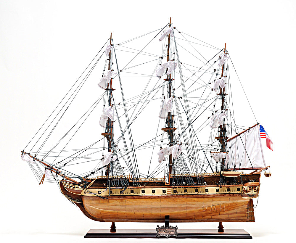 USS Constitution Mid With Display Case Front Open