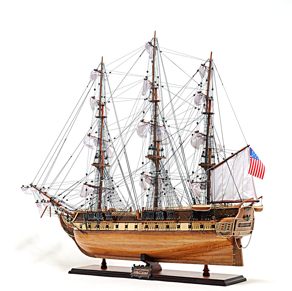 USS Constitution Mid With Display Case Front Open