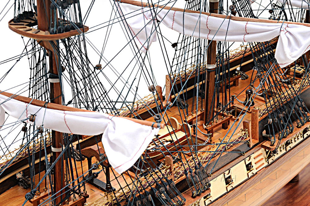 USS Constitution Mid With Display Case Front Open