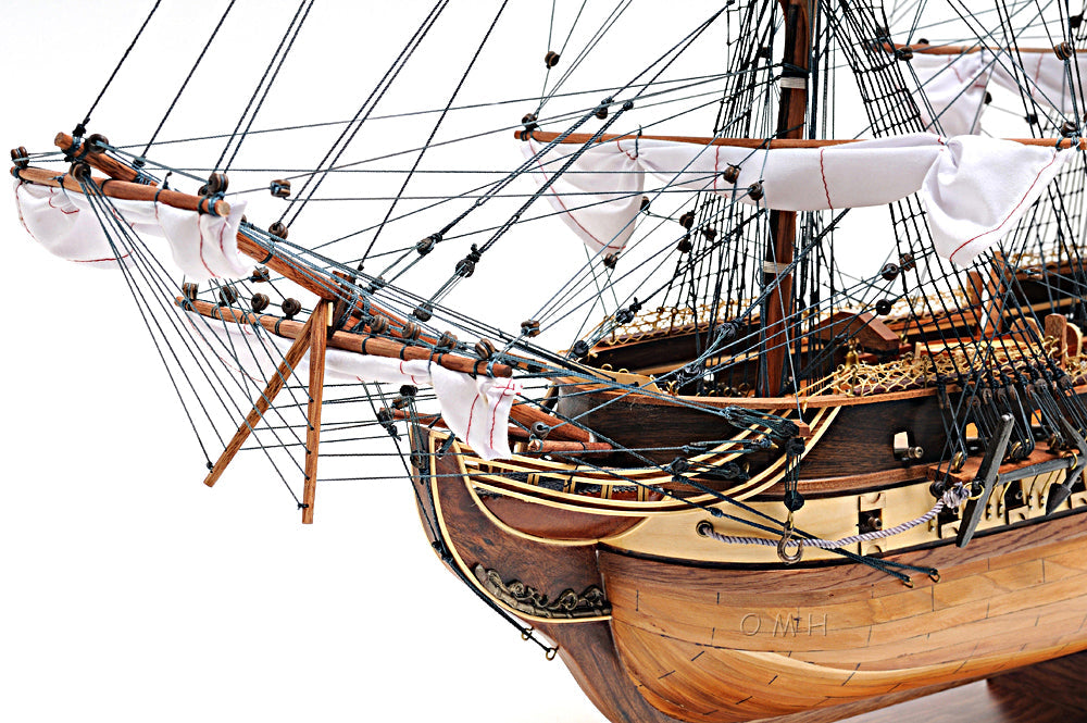 USS Constitution Mid With Display Case Front Open