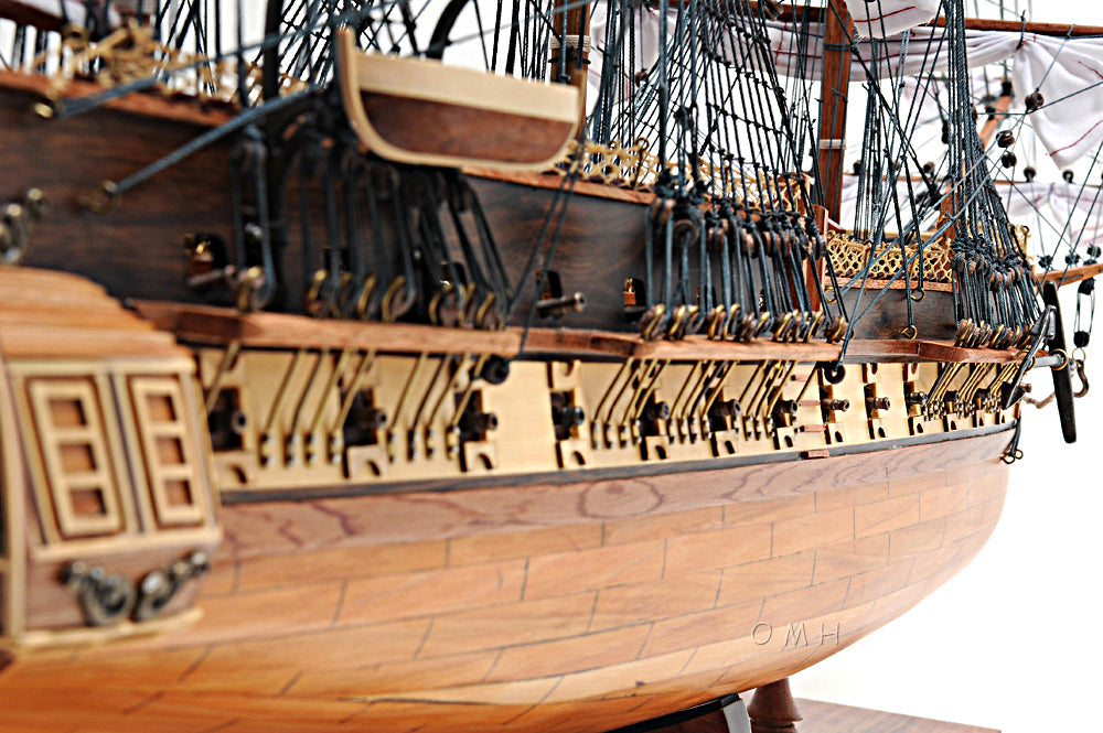 USS Constitution Mid With Display Case Front Open