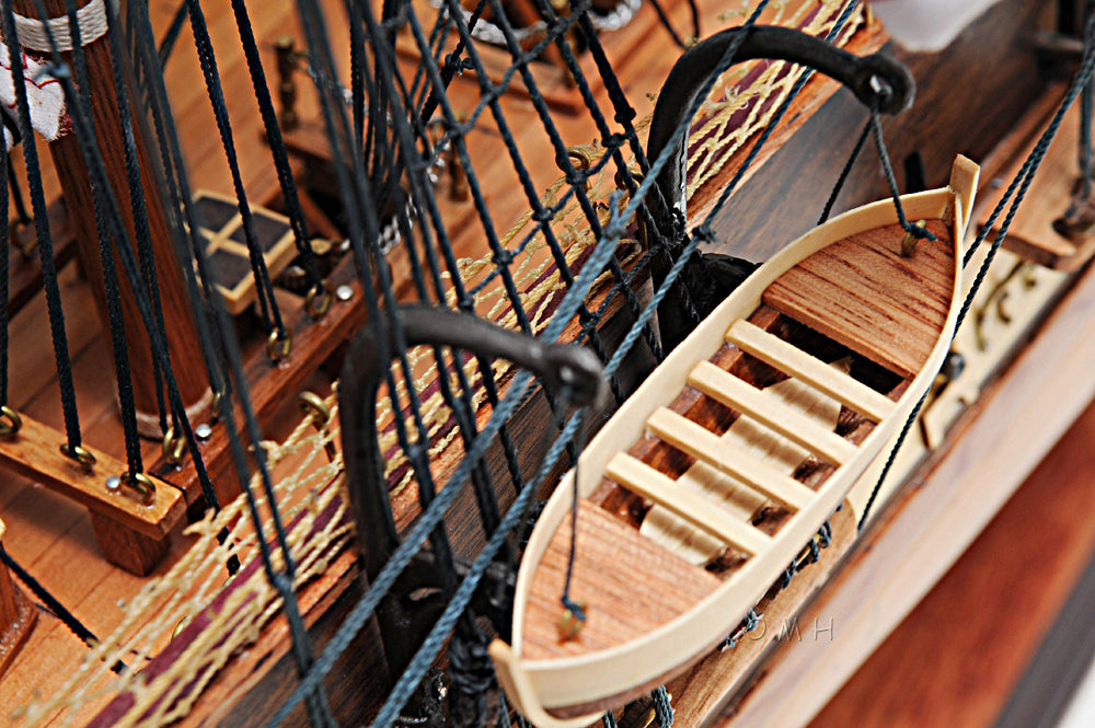 USS Constitution Mid With Display Case Front Open