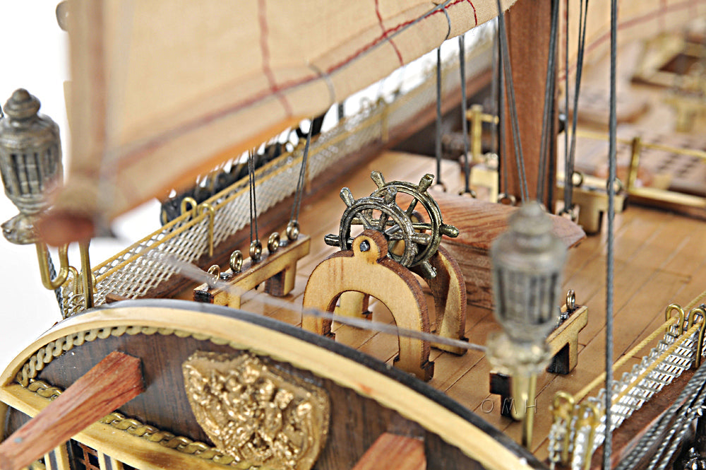 HMS Surprise Large With Table Top Display Case