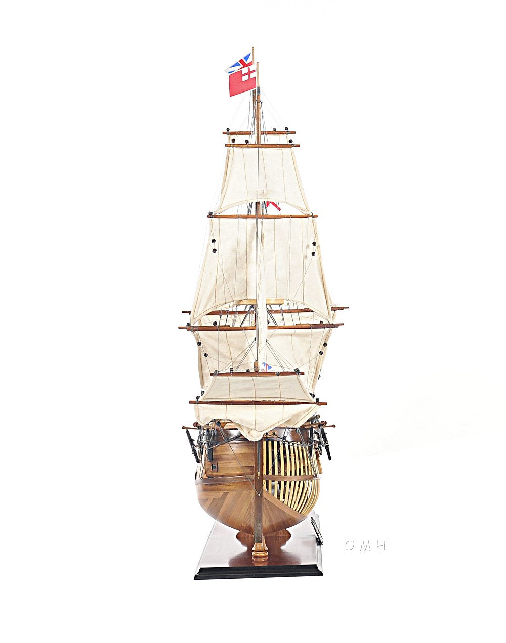 HMS ENDEAVOUR OPEN HULL