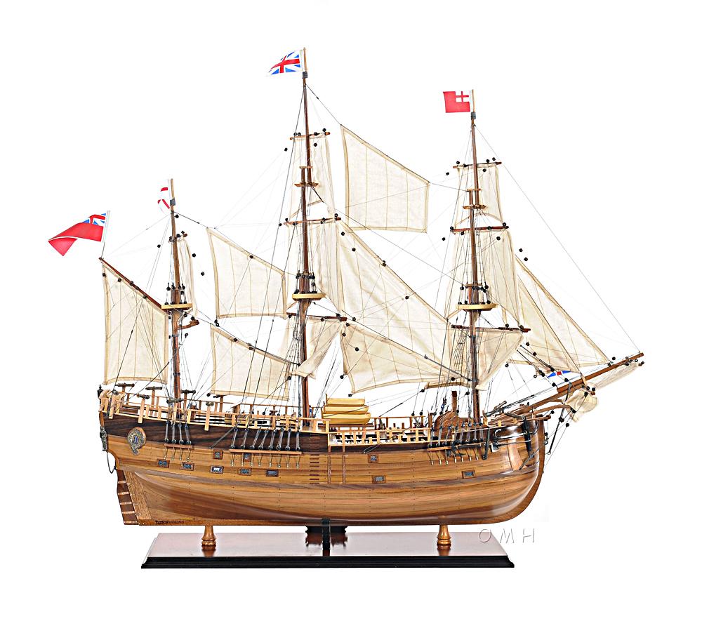 HMS ENDEAVOUR OPEN HULL