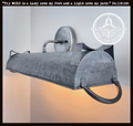 Galvanized Dome Farmhouse Wall Vanity Bathroom Light Fixture (3 sizes)