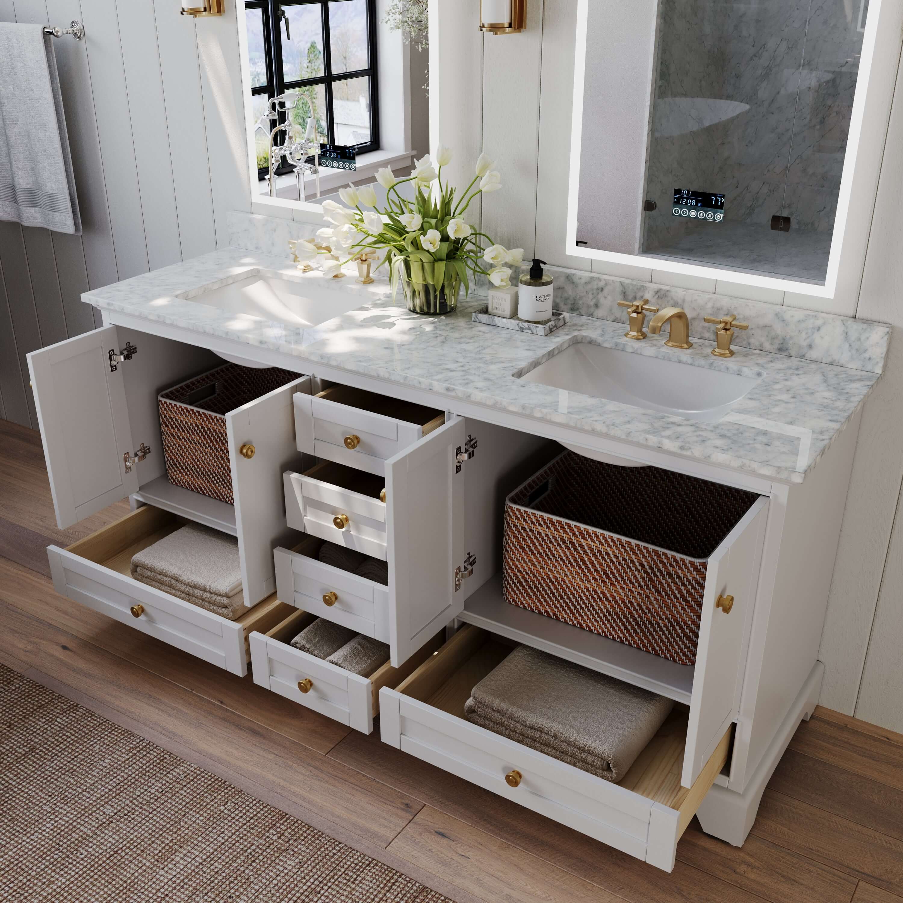 Audrey 60" Bath Vanity Set
