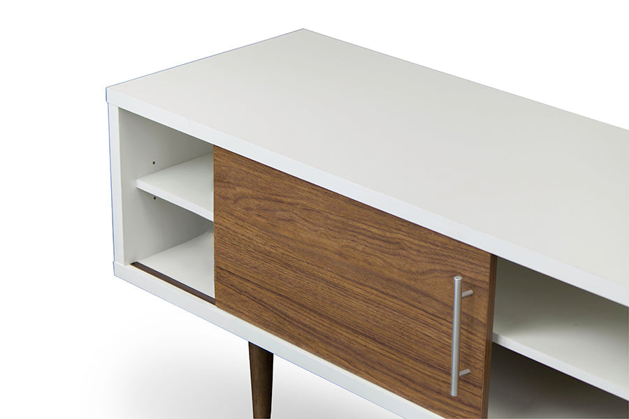 Baxton Studio Gemini Wood Contemporary TV Stand