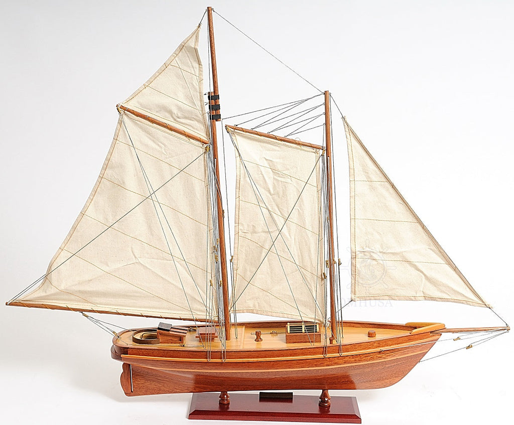 America Cup Racing Yacht Fully Assembled Model