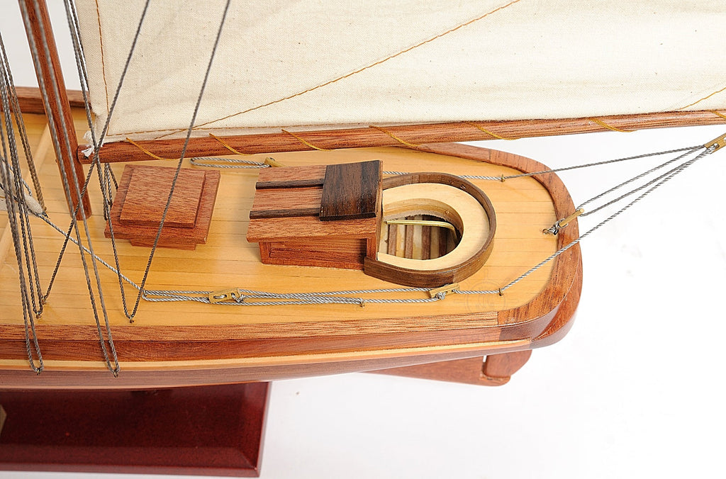 America Cup Racing Yacht Fully Assembled Model