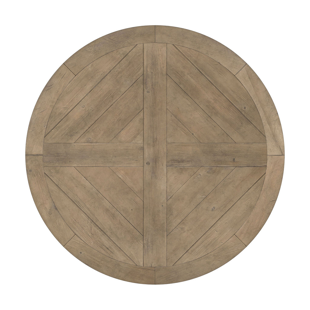 Florence 5-piece Round Dining Table Set Rustic Honey