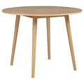 Andrews 48-inch Round Counter Height Dining Table Light Ash