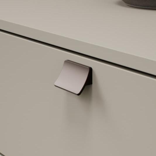 Dark Bronze "Ciel" Tab Drawer Pulls