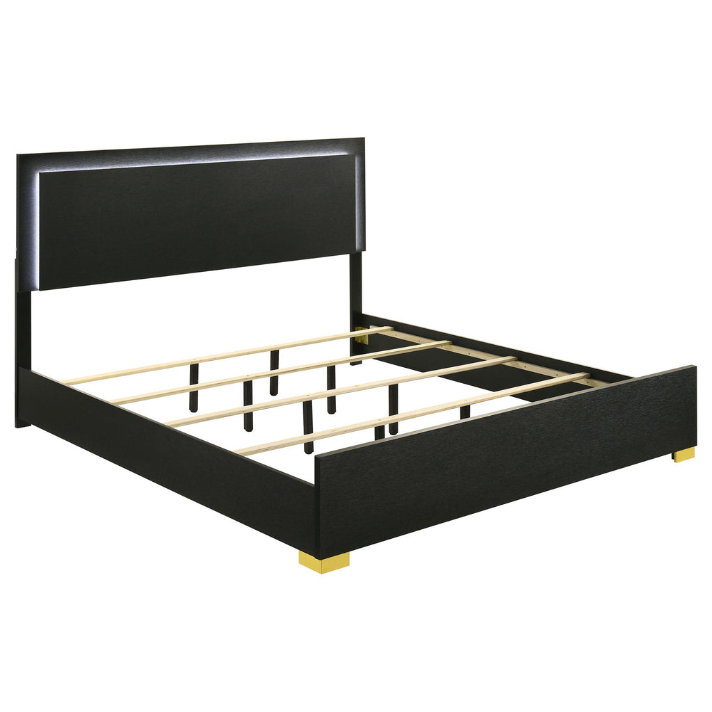 Marceline 5-piece Eastern King Bedroom Set Black