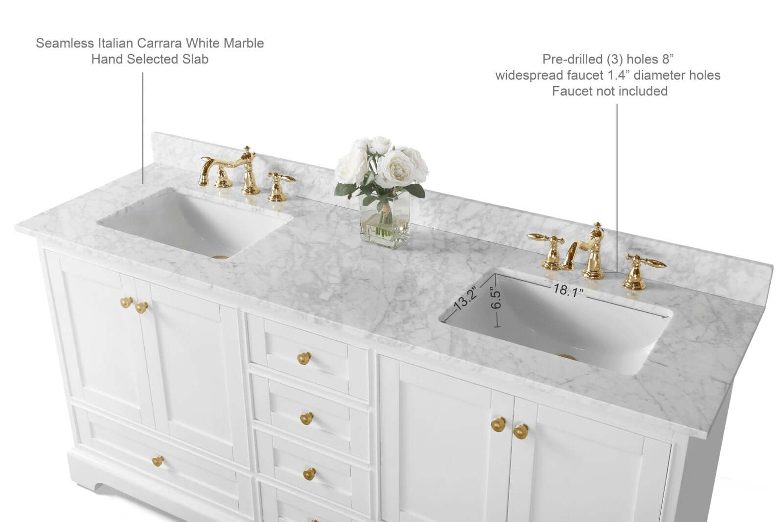 Audrey 48" Bath Vanity Set