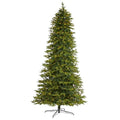 10'Belgium Fir “Natural Look" Artificial Christmas Tree with 1050 Clear LED Lights