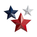 12", 18" and 24" Americana Farmhouse Metal Stars Wall Decor Set (Set of 3)